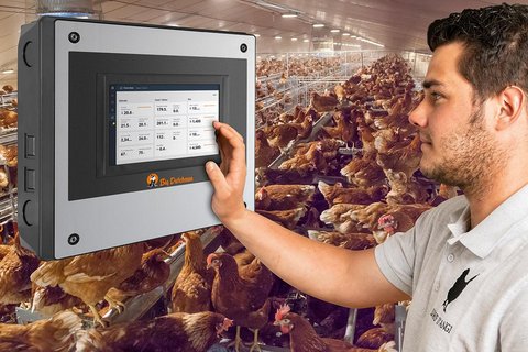 ViperTouch climate and production computer (barn, free-range and organic egg production)